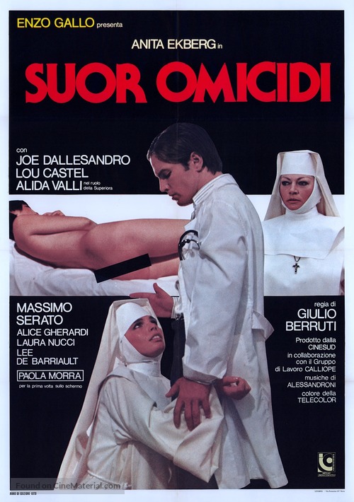 Suor Omicidi - Italian Movie Poster