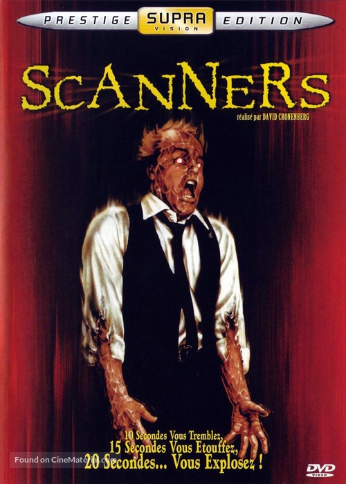 Scanners - French DVD movie cover