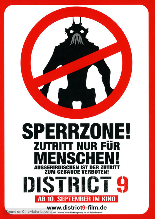 District 9 - German Movie Poster