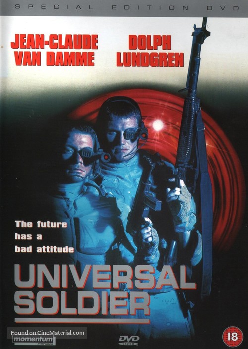 Universal Soldier - British DVD movie cover