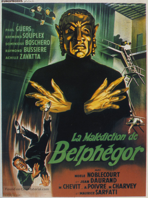 La mal&eacute;diction de Belph&eacute;gor - French Movie Poster