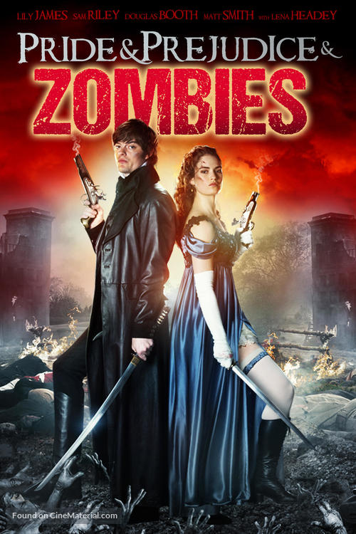 Pride and Prejudice and Zombies - British Movie Cover