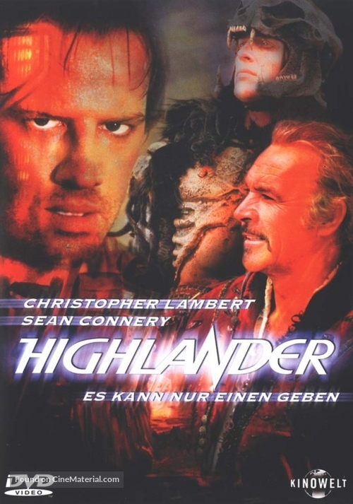 Highlander - German DVD movie cover