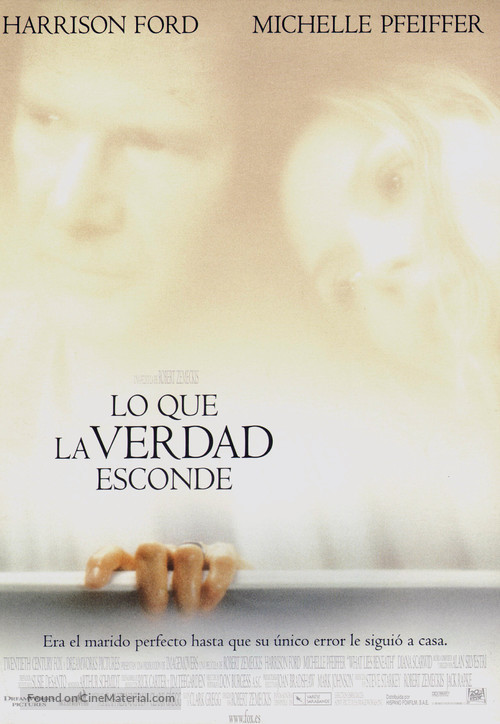 What Lies Beneath - Spanish Movie Poster