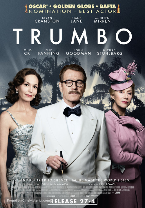 Trumbo - Belgian Movie Poster