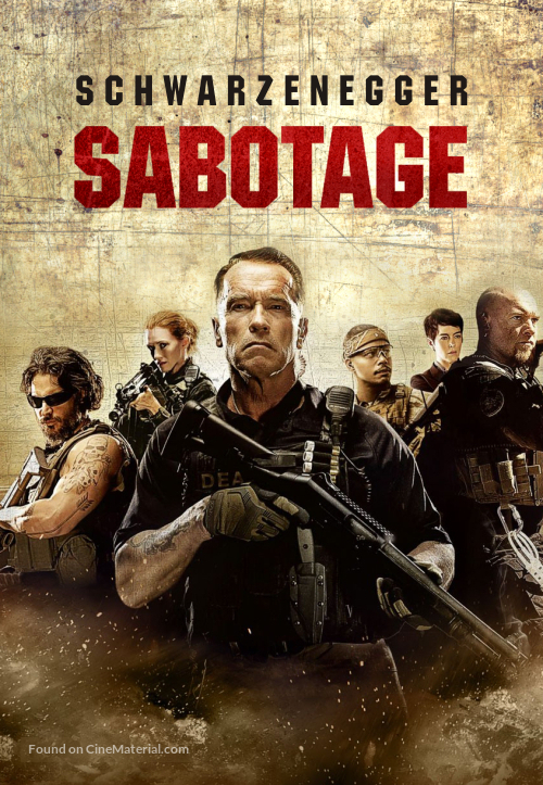 Sabotage - Argentinian DVD movie cover