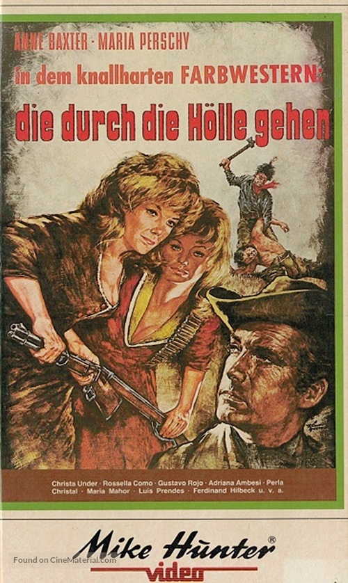 Las siete magn&iacute;ficas - German VHS movie cover