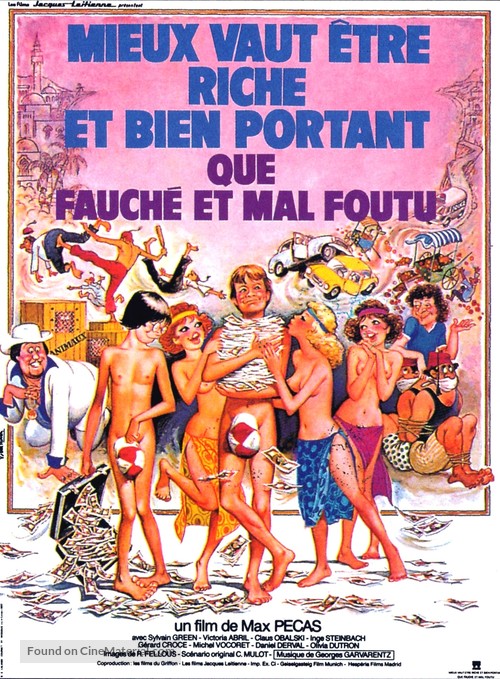 Mieux vaut &ecirc;tre riche et bien portant que fauch&eacute; et mal foutu - French Movie Poster