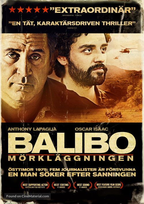 Balibo - Swedish DVD movie cover