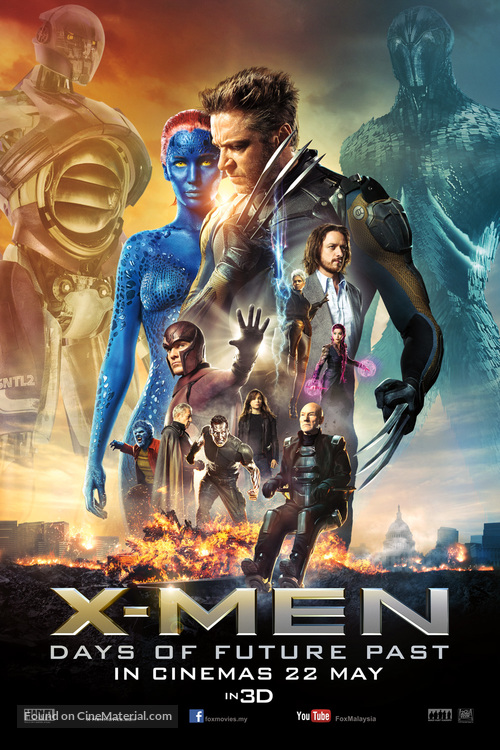 X-Men: Days of Future Past - Malaysian Movie Poster