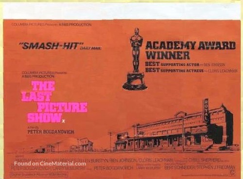 The Last Picture Show - British Movie Poster