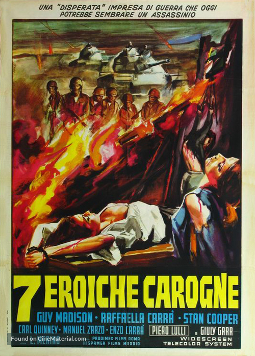 Comando al infierno - Italian Movie Poster