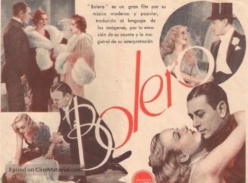 Bolero - Spanish poster