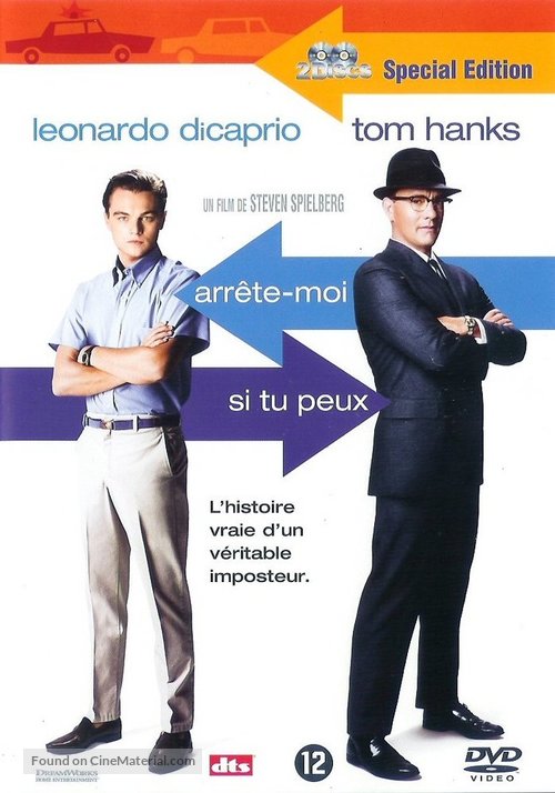 Catch Me If You Can - Belgian DVD movie cover