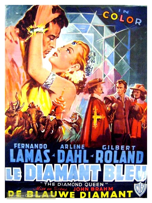 The Diamond Queen - Belgian Movie Poster