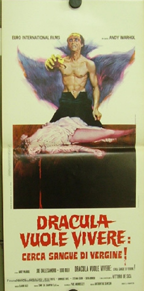 Blood for Dracula - Italian Movie Poster