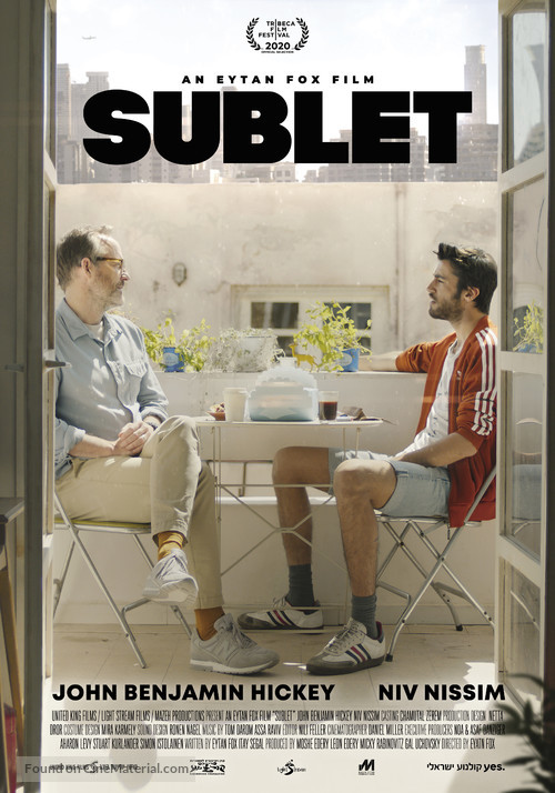 Sublet - Israeli Movie Poster