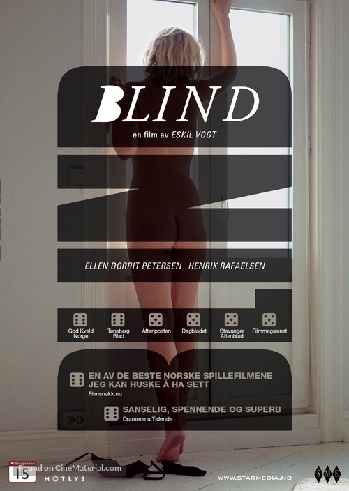 Blind - Norwegian DVD movie cover