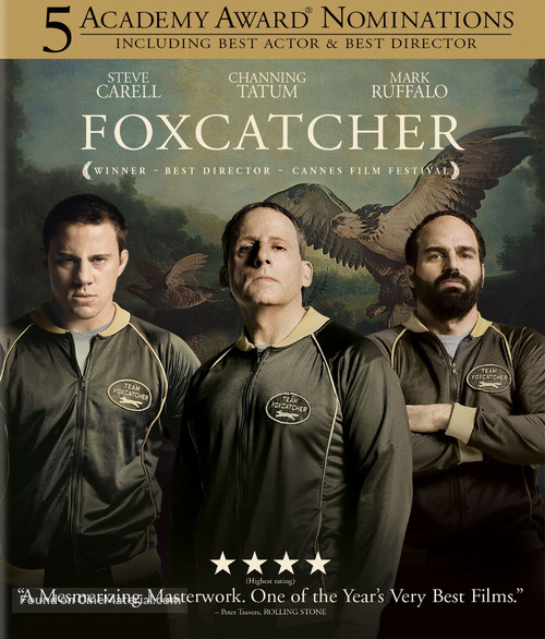 Foxcatcher - Blu-Ray movie cover