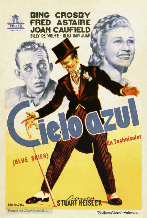 Blue Skies - Spanish Movie Poster