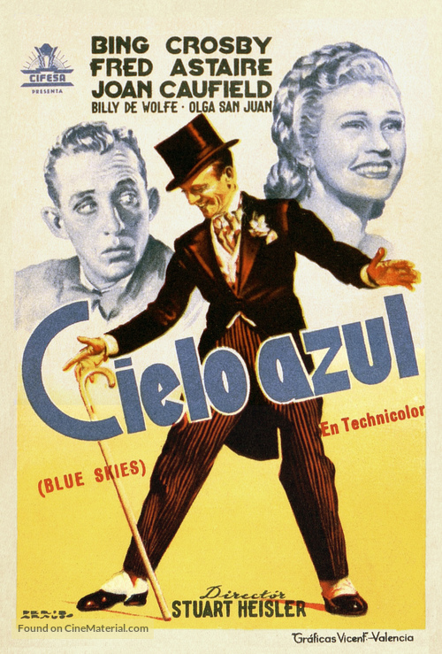 Blue Skies - Spanish Movie Poster