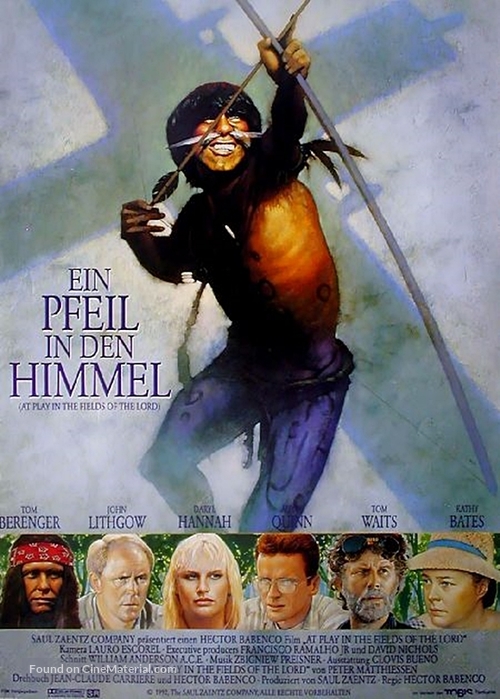 At Play in the Fields of the Lord - German Movie Poster
