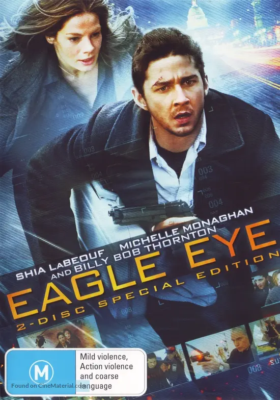 Eagle Eye (2008) Australian movie cover