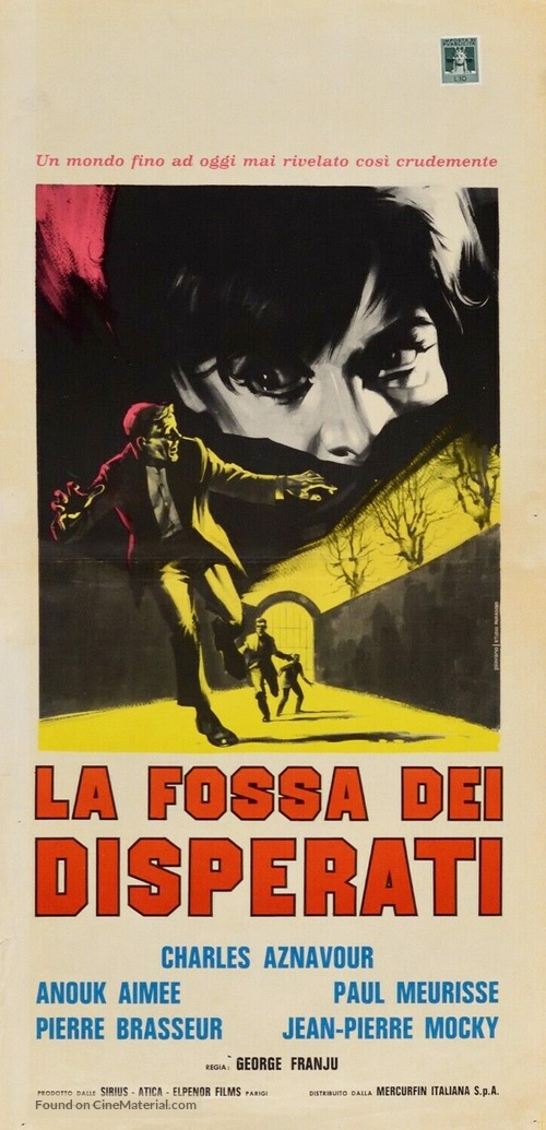 T&ecirc;te contre les murs, La - Italian Movie Poster