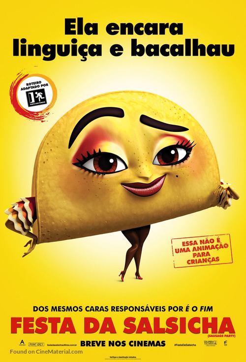 Sausage Party - Brazilian Movie Poster