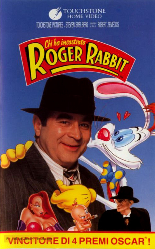 Who Framed Roger Rabbit - Italian VHS movie cover