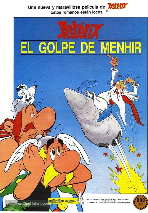 Ast&eacute;rix et le coup du menhir - Spanish Movie Poster