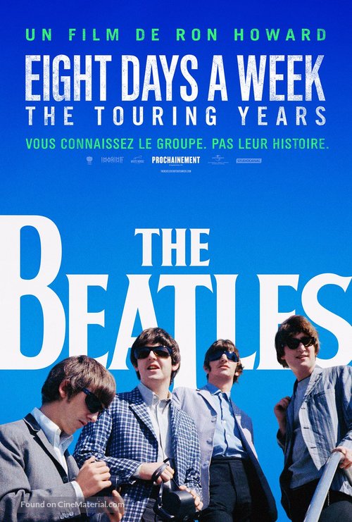 The Beatles: Eight Days a Week - French Movie Poster