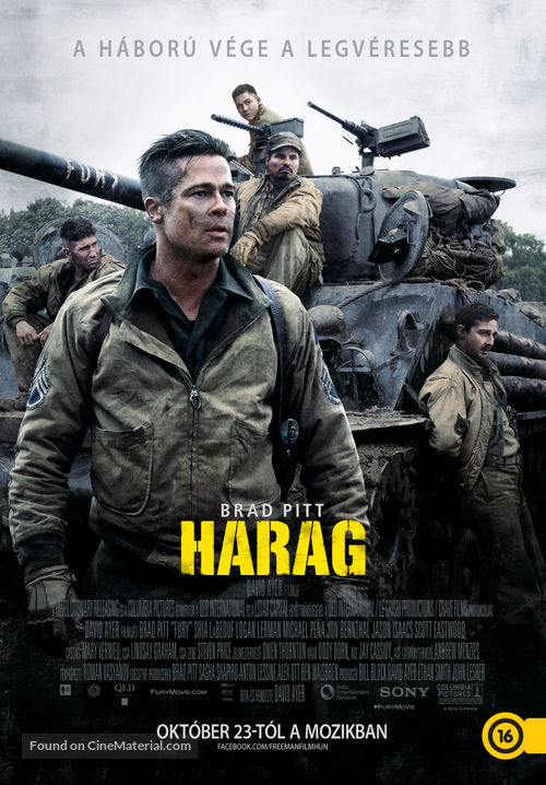 Fury - Hungarian Movie Poster
