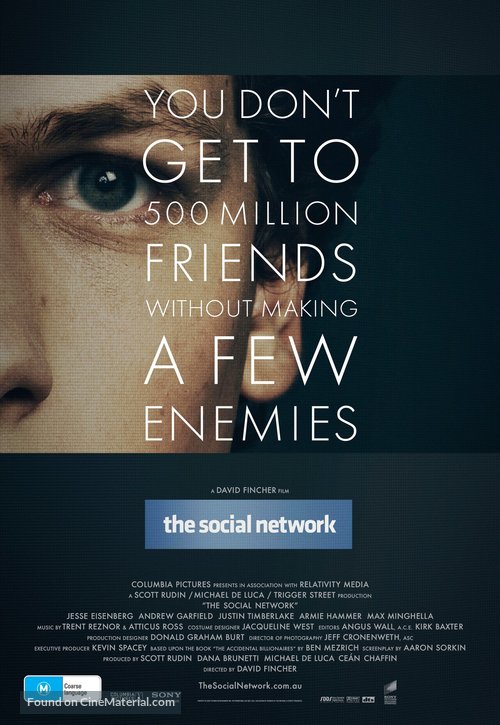 The Social Network - Australian Movie Poster