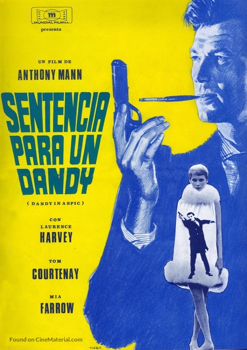 A Dandy in Aspic - Spanish Movie Poster