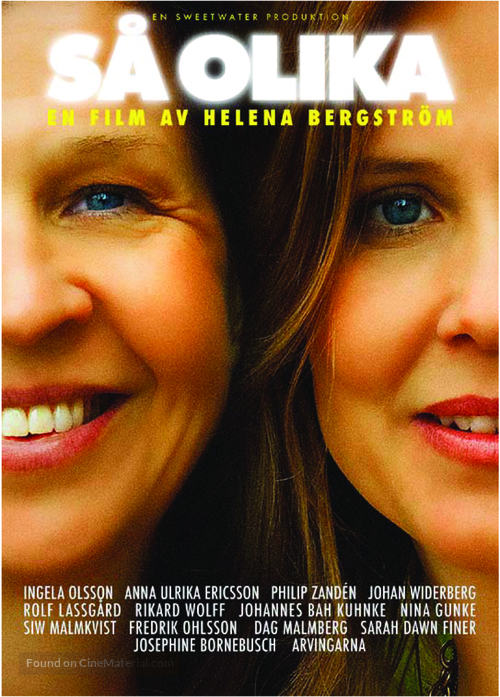 S&aring; olika - Swedish Movie Poster