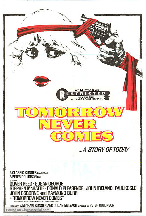 Tomorrow Never Comes - Canadian Movie Poster