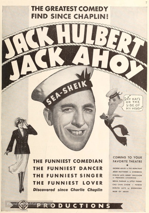 Jack Ahoy - British poster