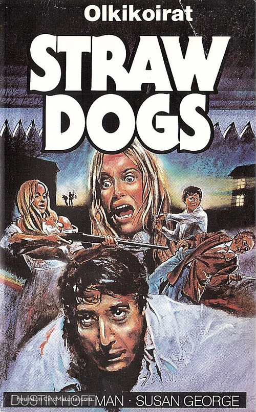 Straw Dogs - Finnish VHS movie cover