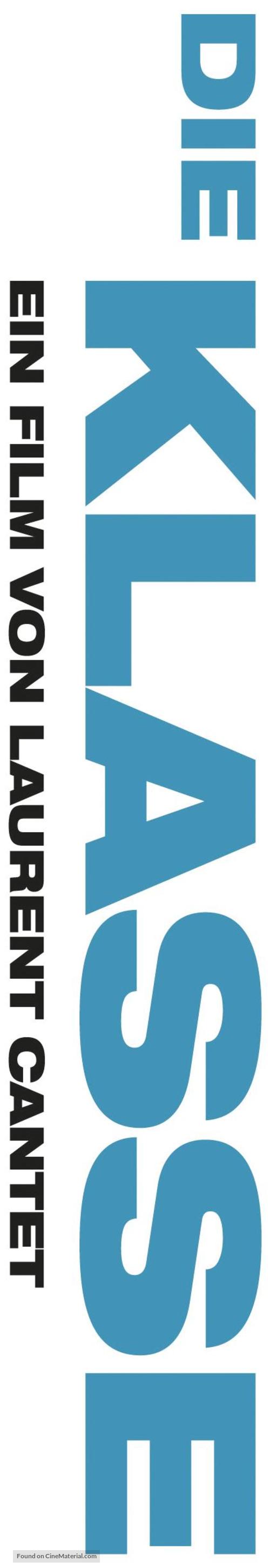 Entre les murs - German Logo