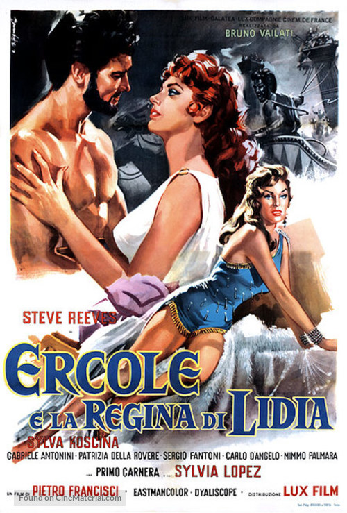 Ercole e la regina di Lidia - Italian Movie Poster