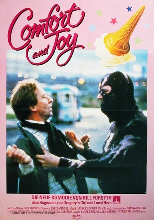 Comfort and Joy - German Movie Poster