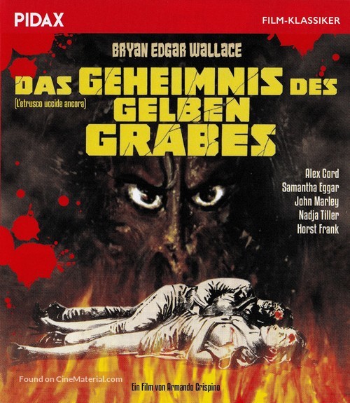 L&#039;etrusco uccide ancora - German Blu-Ray movie cover