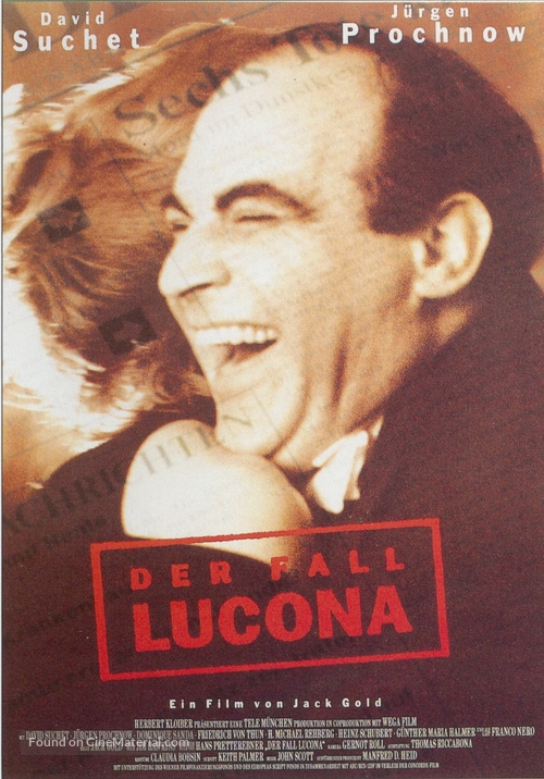 Fall Lucona, Der - German poster