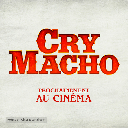 Cry Macho - French Logo