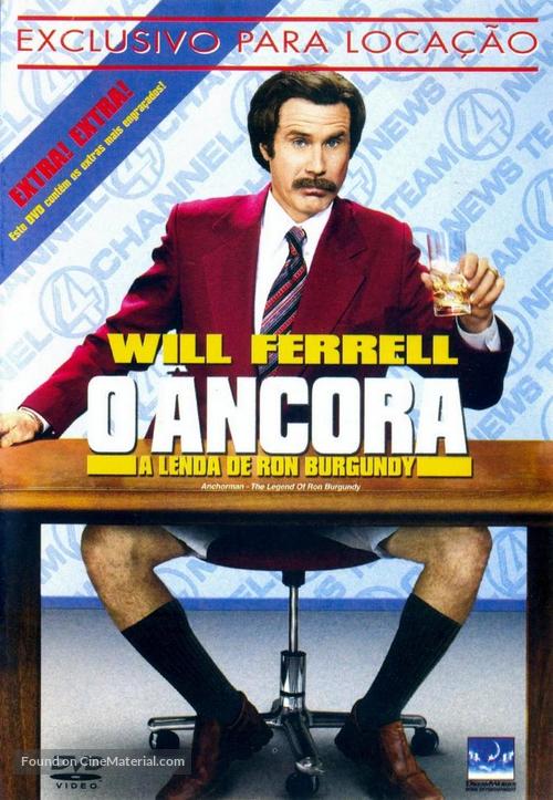 Anchorman: The Legend of Ron Burgundy - Brazilian Movie Cover