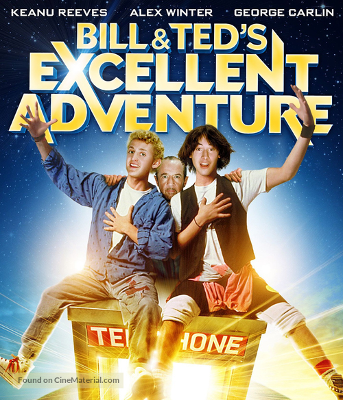 Bill &amp; Ted&#039;s Excellent Adventure - Blu-Ray movie cover