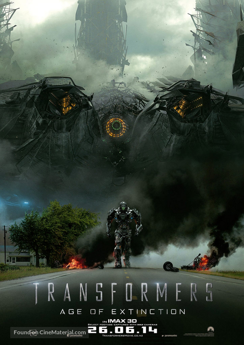 Transformers: Age of Extinction - New Zealand Movie Poster