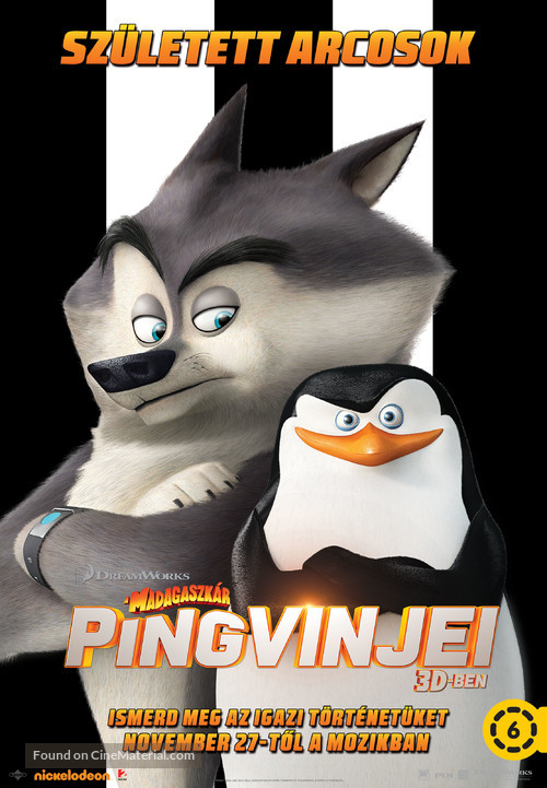 Penguins of Madagascar - Hungarian Movie Poster