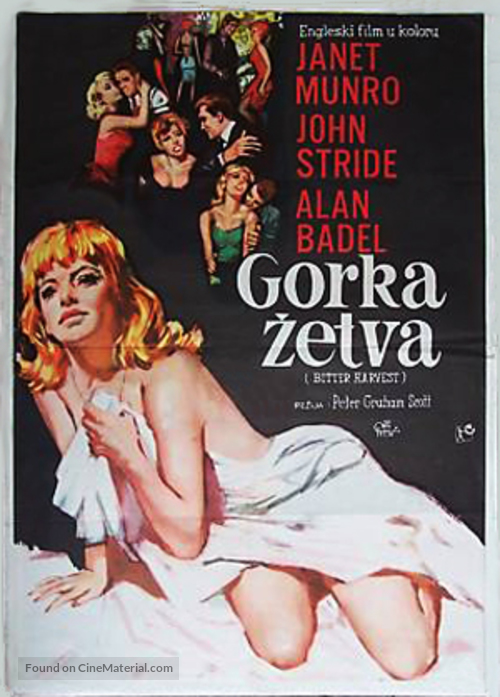 Bitter Harvest - Yugoslav Movie Poster